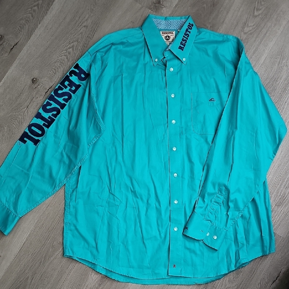 Men's Resistol Shirt Torquise